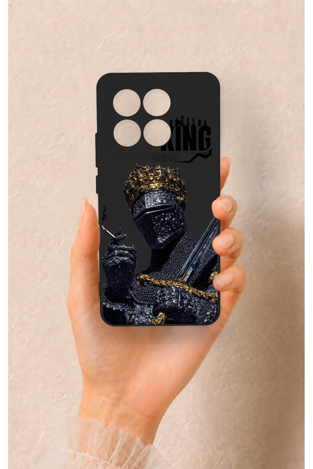 حافظة سيليكون بنمط King متوافقة مع هاتف Poco X6 Pro