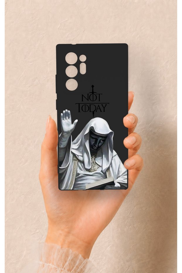 Samsung Note 20 Ultra Compatible Not Today Patterned Silicone Case