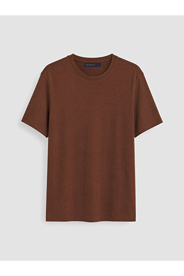 Sparkling Choices from Shining Store Zero Roba Collar Combed Cotton Men's T-Shirt