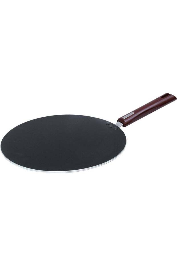 by Bajaj Aluminium Electricals Select J Class 32 Cm Non Stick Flat Tawa, 5 mm- Maroon