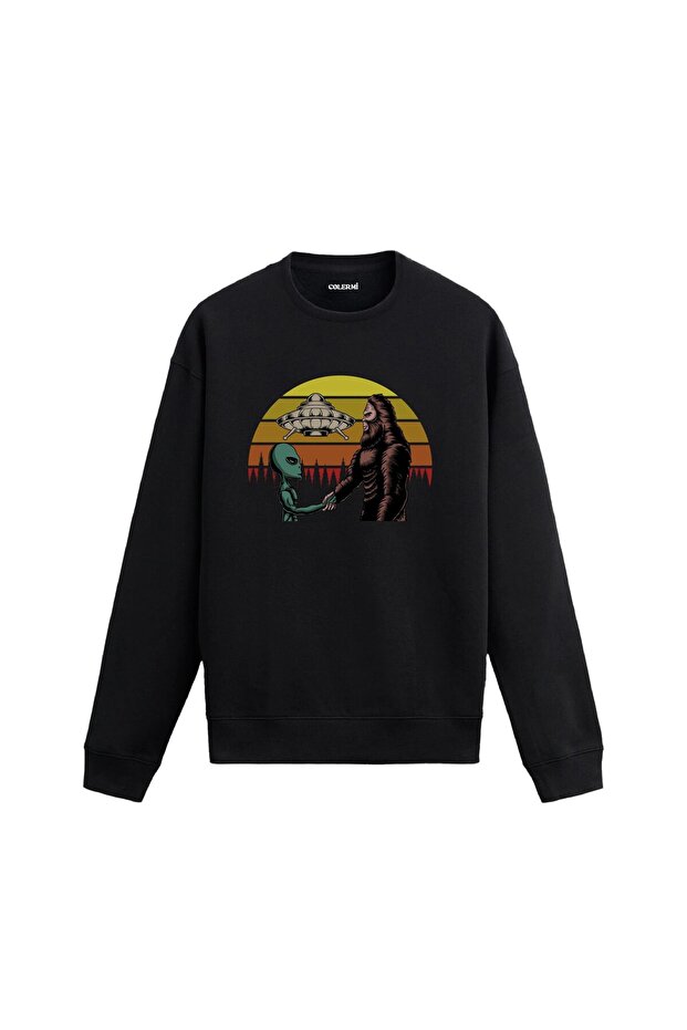 Friendship in Space Design Sweatshirt