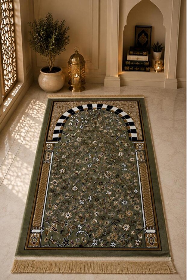 سجادة صلاة من خشب البامبو من راوزا مقاس 70x110 سم