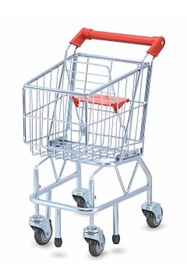 Shopping Cart – Pretend Play Metal Grocery Wagon for Kids