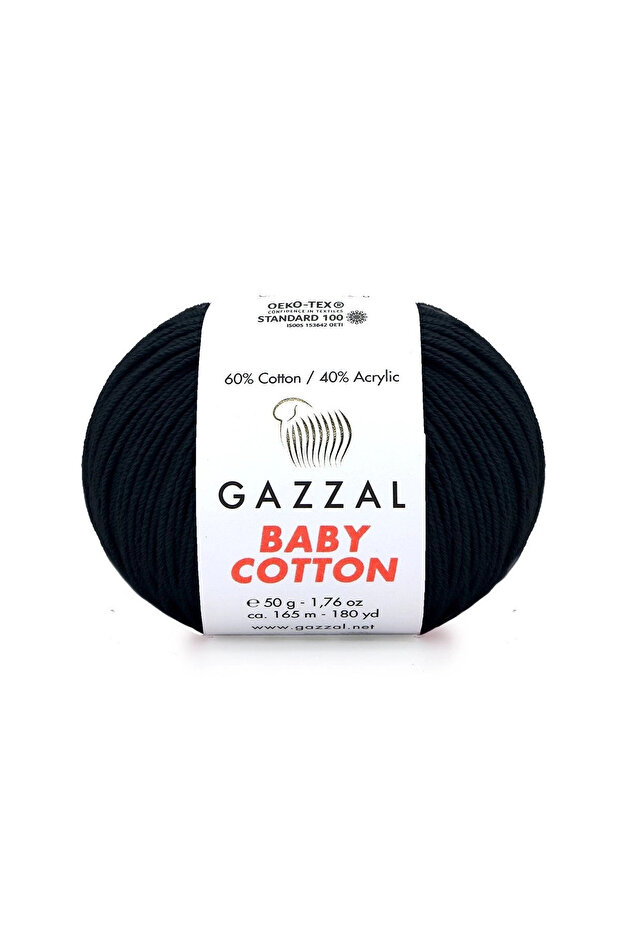 Color Code-3433 Gazzal Baby Cotton Amigurumi Toy Bag Punch Thread Yarn 50 Gr