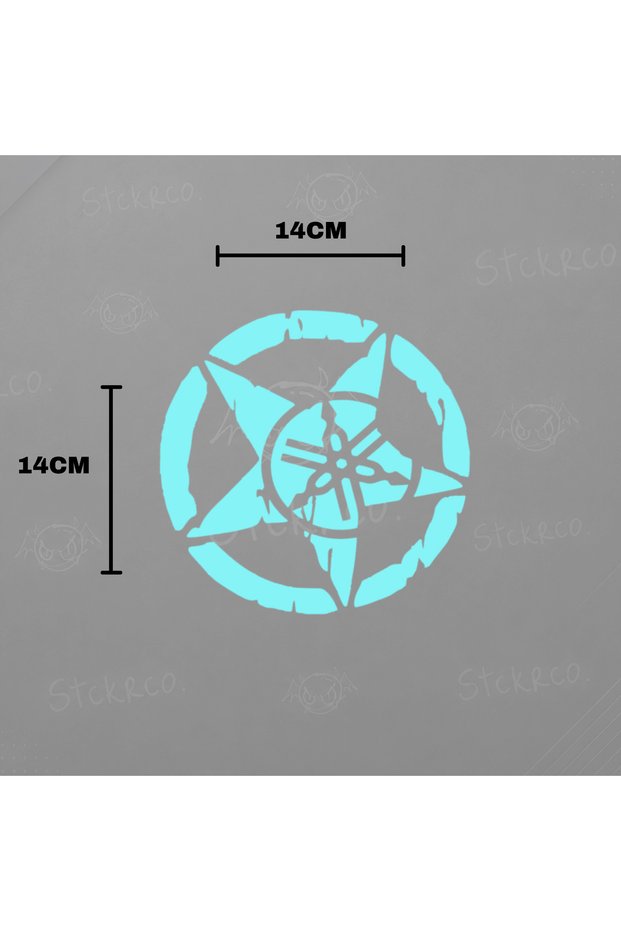 Military Star Yamaha Sticker Compatible with Yamaha Motorcycle Group 1 Piece