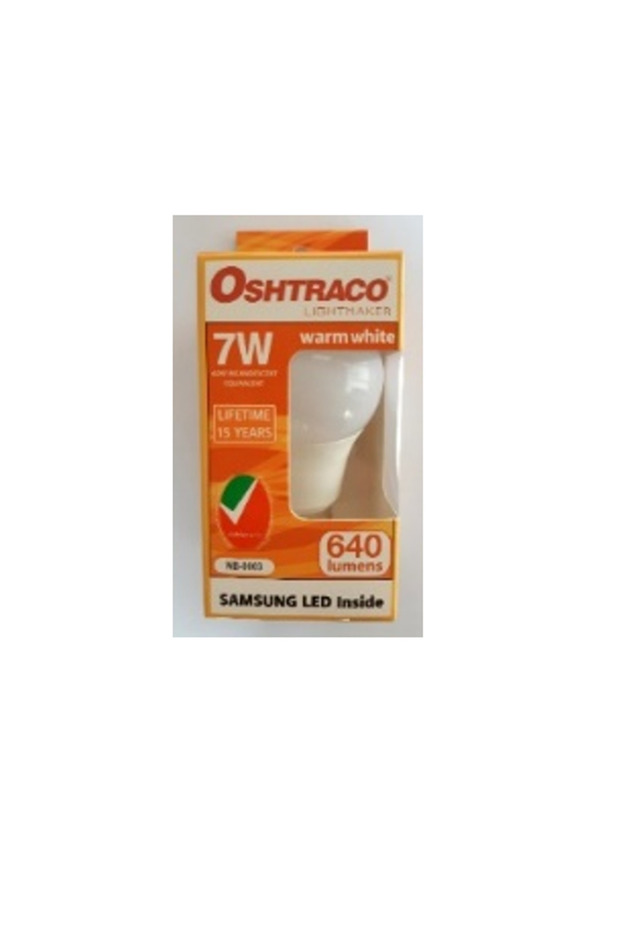 LED Lamp 7watt E27 Warm White