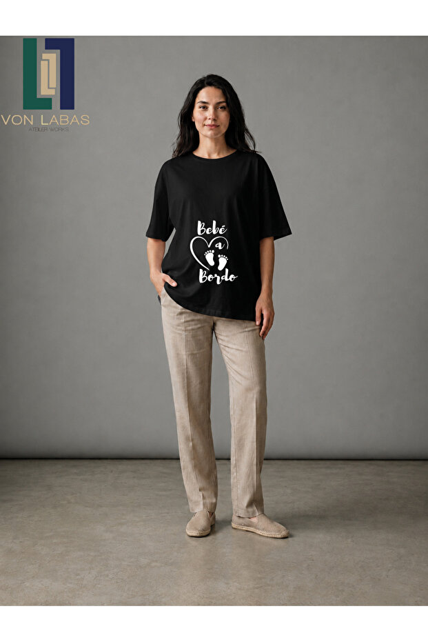 Special Design Maternity Themed Unisex Premium Cotton T-Shirt - High Quality Printed