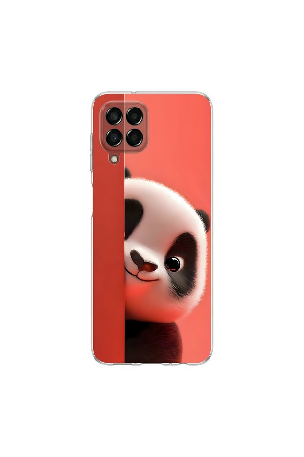 Samsung Galaxy M33 Compatible Plush 4 Design Transparent Case