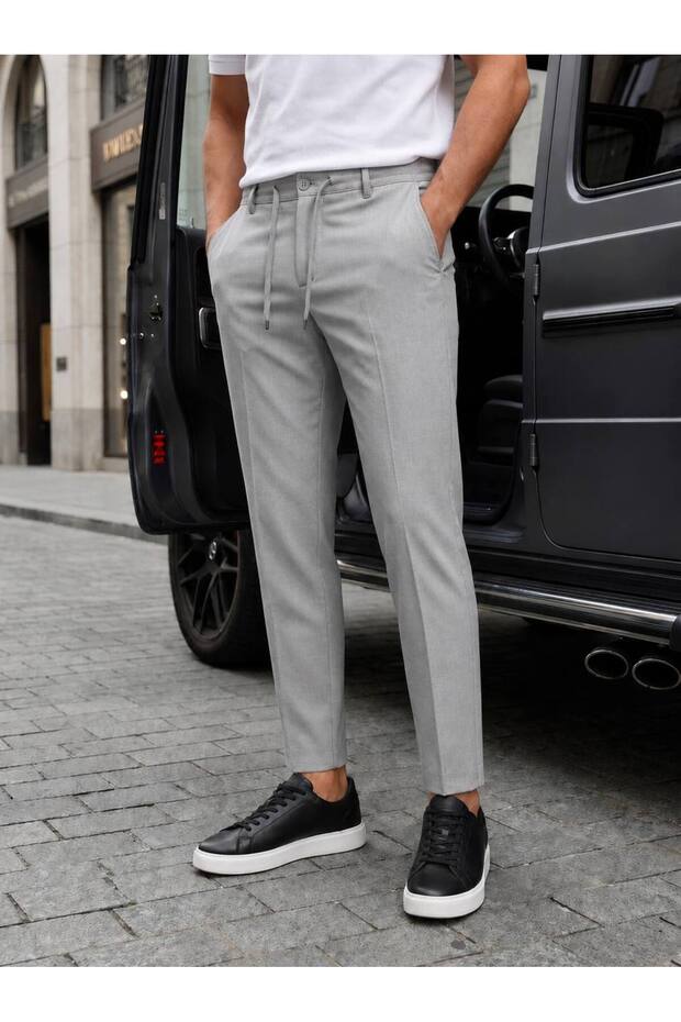 Comfortable Slim Fit Jogger Pants with Elastic Waist