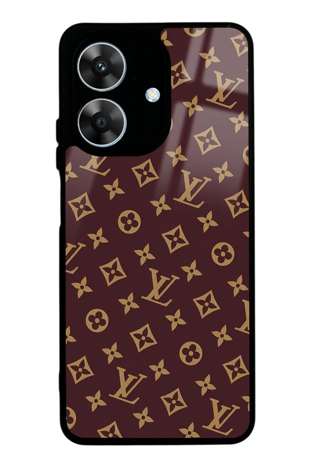 Realme Note 60 Red Lv Design Glossy Phone Case