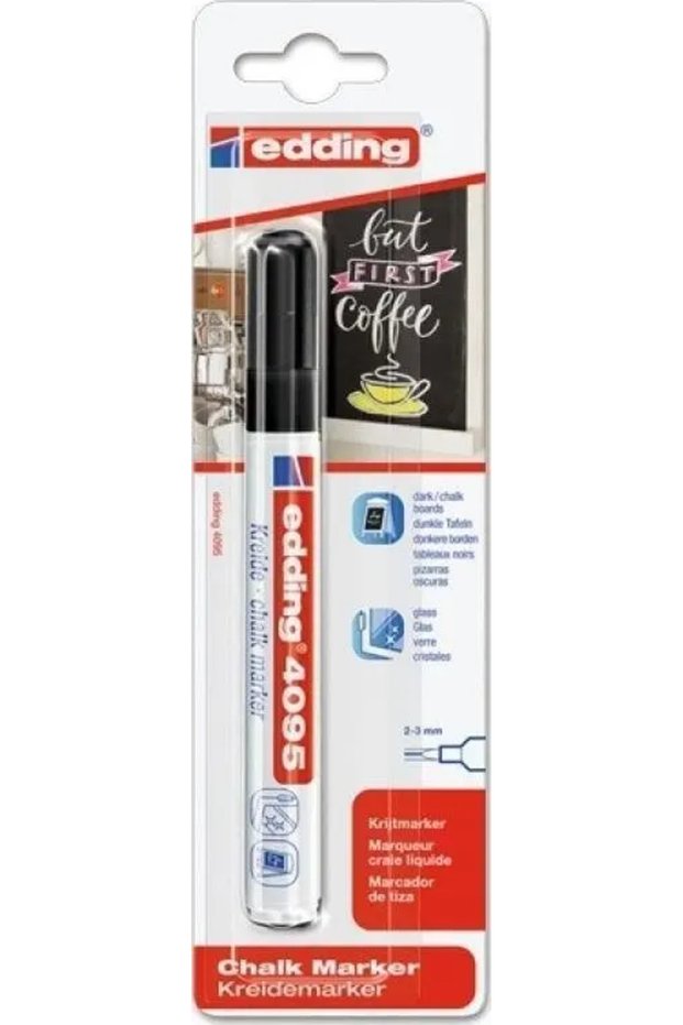 Marker cretă 2-3mm negru