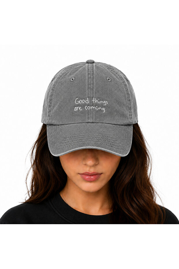 Embroidered Washable Vintage Hat (Good Things Are Coming) Good Things Are Coming Manifest Hat