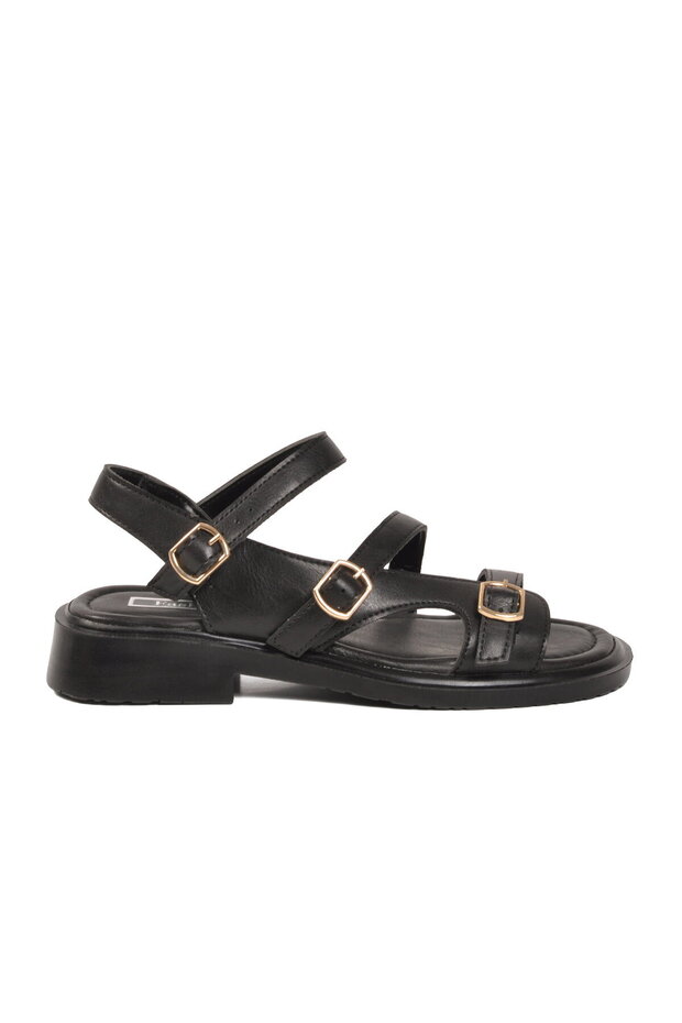 Black Soft Sole Lightweight Women's Sandals 1905 Z