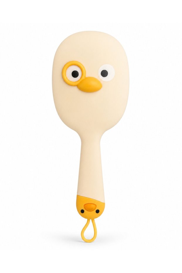 Duck Figured Children's Hair Brush with Apparatus Cute Comb Cream