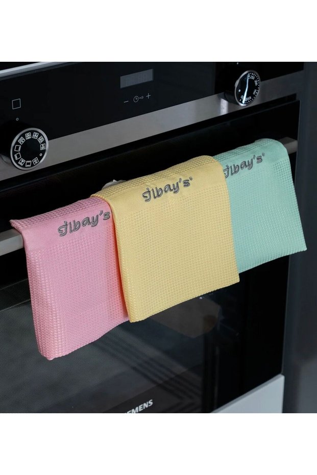 Original Embroidered 3-Piece Cleaning Cloth 40 X 60 cm