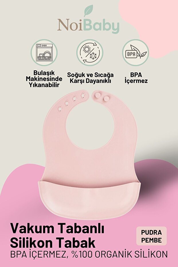 Silikon Önlük - Pembe