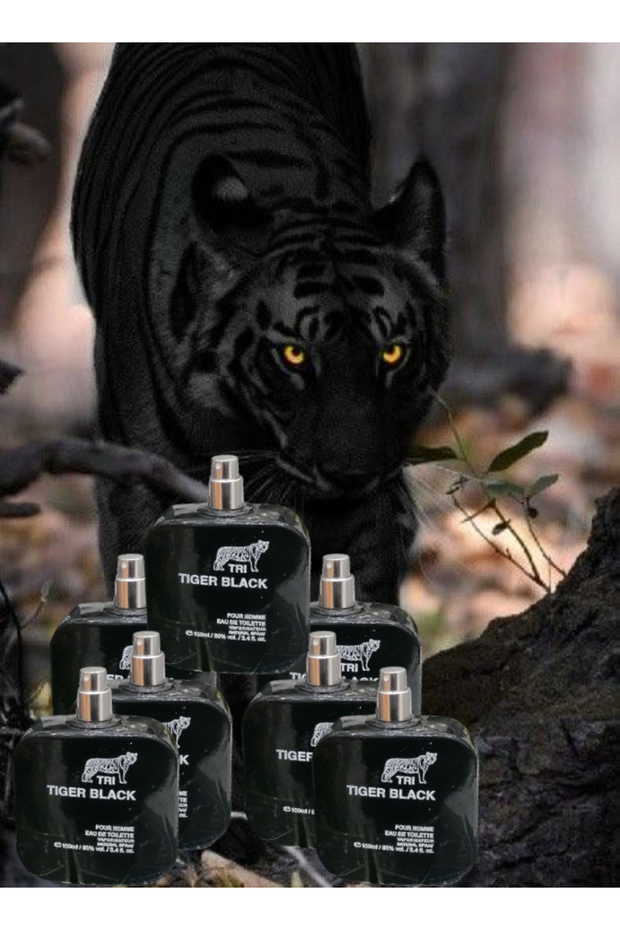 7 قطع عطر تايجر بلاك 100 مل