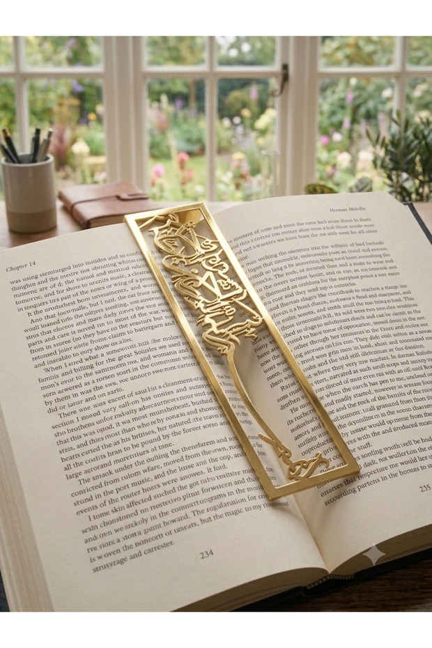 Special Edition Metal Bookmark - Black and Gold Color Options