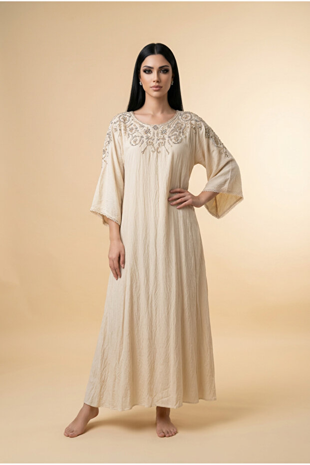 جلابية تطريز