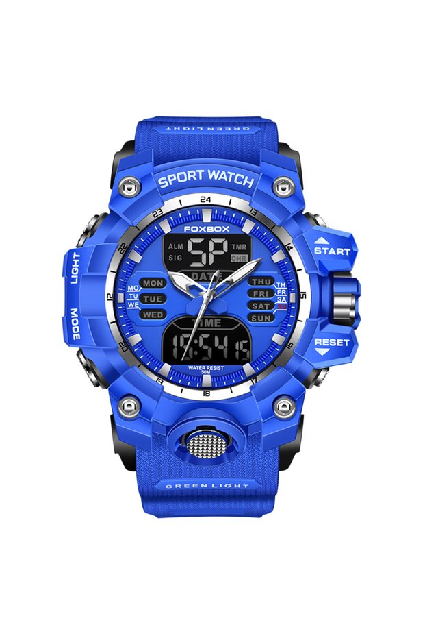 LIGE Blue 2026 LIGE New Watches for Men Luxury Sport Chronograph Alarm WristWatch Waterproof Quar.
