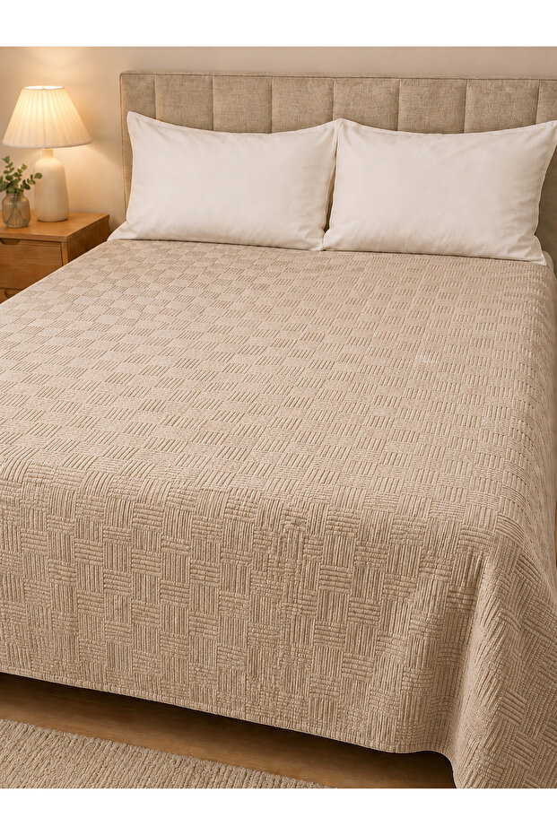 Double Pique Coverlet 100% Cotton