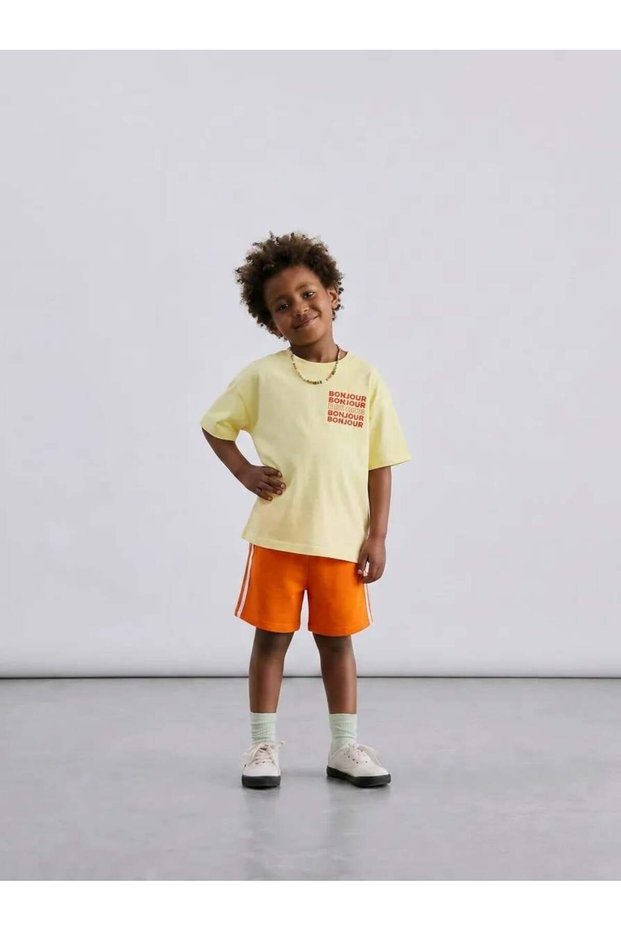 Unisex Children's T-Shirt and Shorts Set – Comfortable Fit for Daily Use Two-Piece Set
