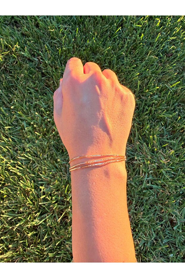 ÜÇLÜ GOLD BİLEKLİK