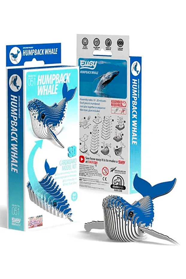 Bowhead Whale 3 D Puzzle Diy Arctic Ocean Puzzle