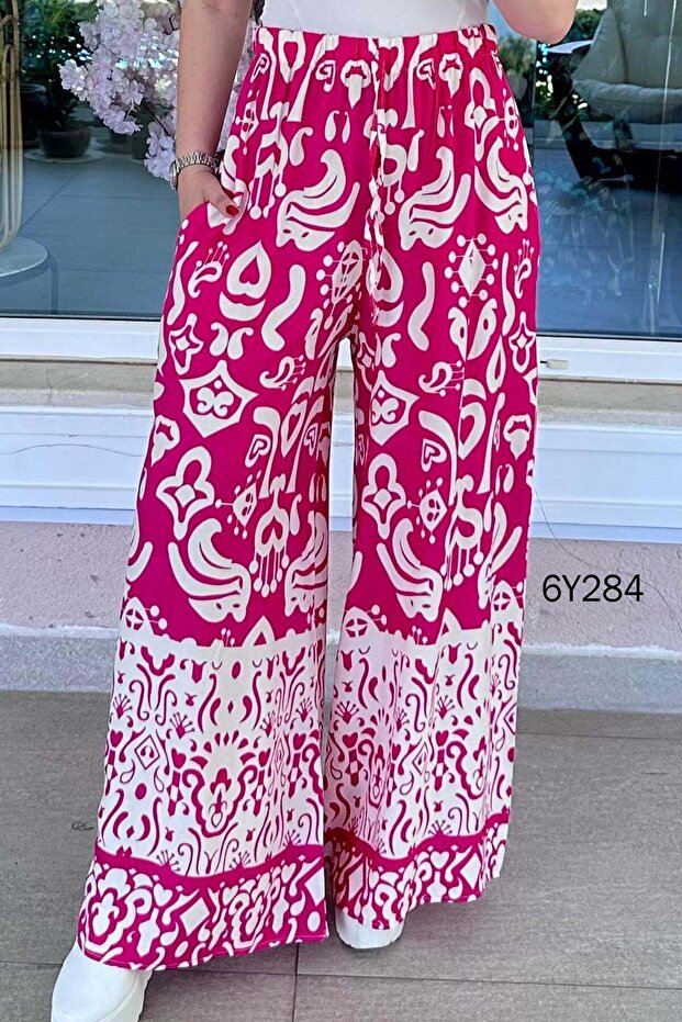 Casual Viscose Trousers 6Y284