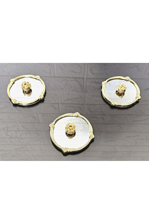 3 Pieces Small Elysia & Timeless Bowl Covers Suitable for 8.5 cm Mouth Diameter - Mix Rose Frame