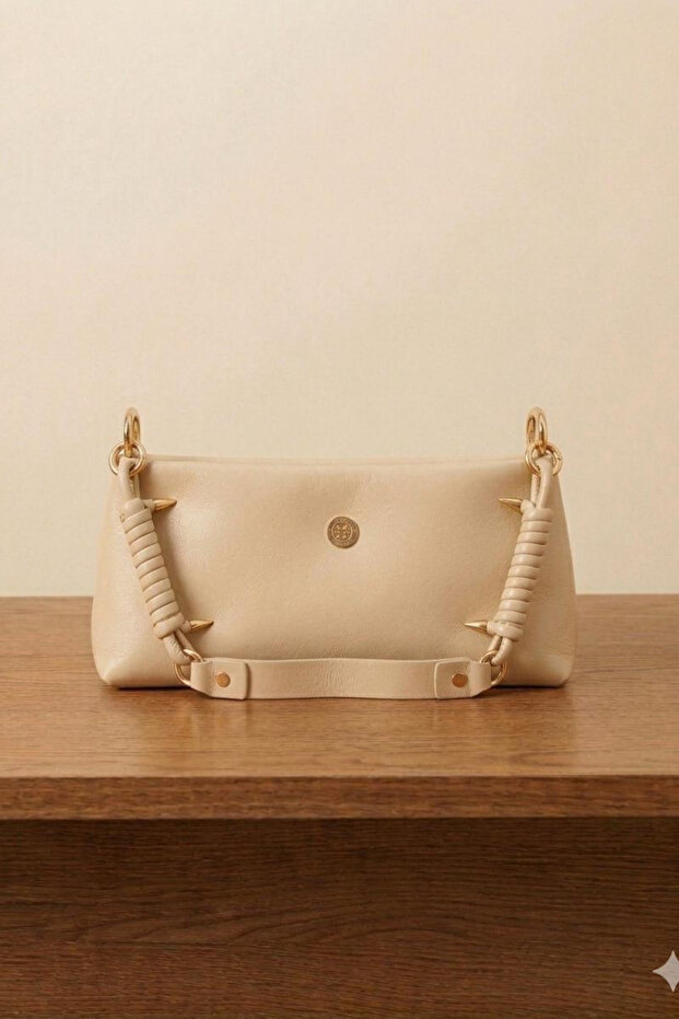 Women's Bag with Handle Detail, Small Size and Shoulder Bag