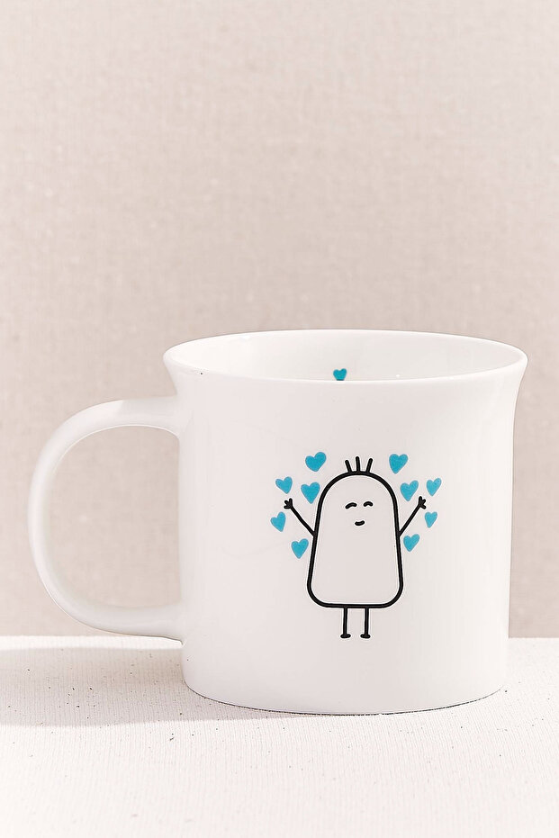 Love Your Dad White Porcelain Mug, Stylish Design