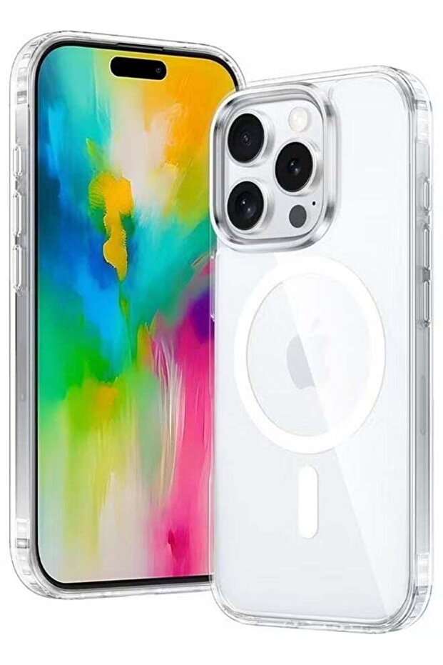 iPhone 16 Pro Max MagSafe Case with Shockproof Protection, Clear Anti-Yellow & Anti-Scratch Design, Ultra-Slim & Lightweight Build, and Wireless Charging Compatibility