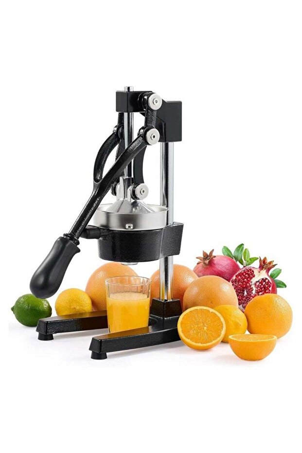 Manual Citrus Juicer – Heavy Duty Hand Press Fruit Squeezer for Oranges, Lemons, Limes & Pomegranates