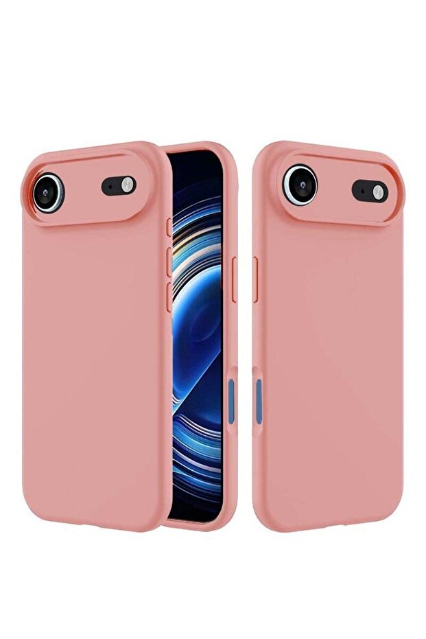 Apple iPhone 17 Air 5G (2025) Soft Liquid Silicone Case Cover – Slim Fit, Shockproof, Anti-Scratch & Anti-Fingerprint Protective Back Case with Microfiber Lining – Pink (MCRPSN)