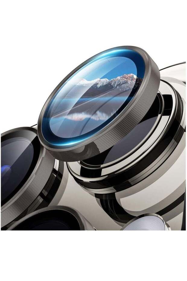 iPhone 15 Pro/15 Pro Max Camera Lens Protector - [3+1Pack] Ultra-HD Glass, Military-Grade Drop Protection