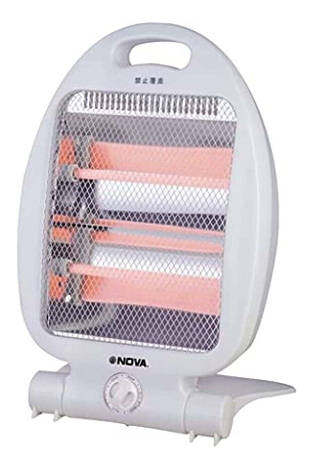 NH-1250H Quartz Heater 800W Compact Electric Room Heater with Adjustable Heat Settings, Safety Tip-Over Switch, Fast Heating & Portable Carry Handle