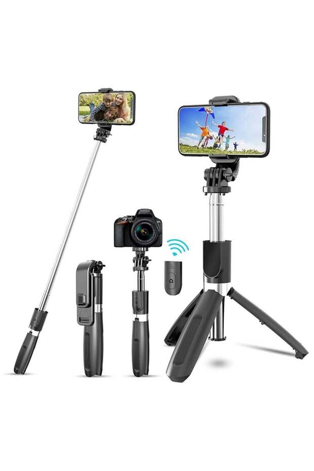 Portable 40 Inch Aluminum Alloy Selfie Stick Phone Tripod with Wireless Remote Shutter