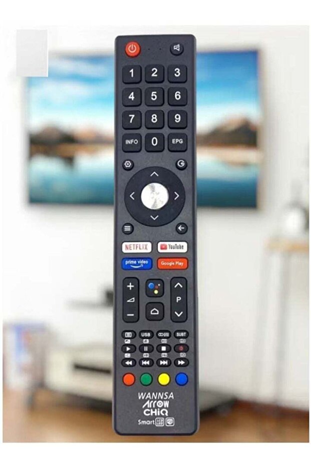 Universal TV Remote Control for L32H7N, L32H7S, U43H7AN LCD LED Android TV - Full Functionality, Easy Navigation, Reliable Replacement Remote