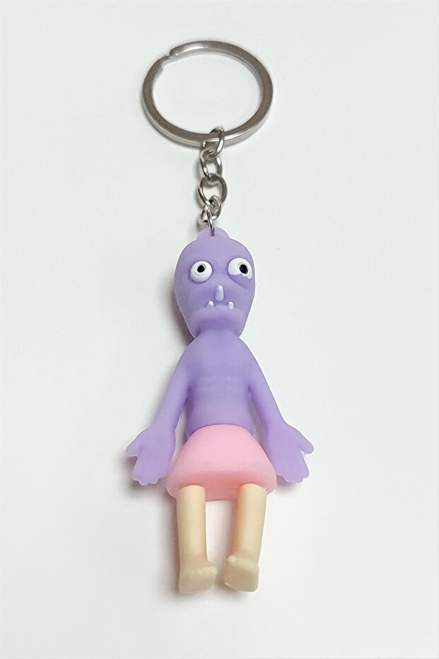 Zombie Silicone Keychain