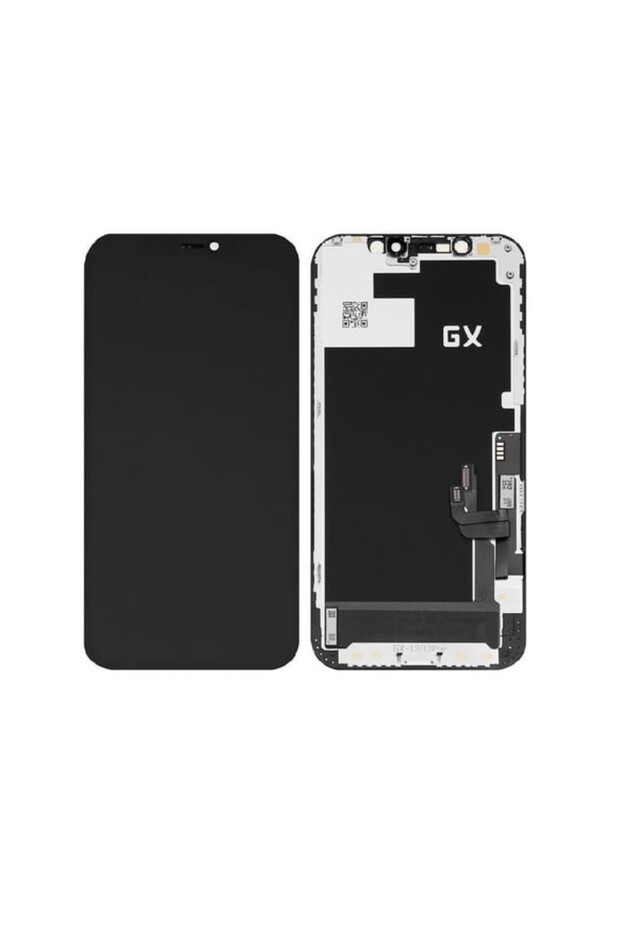 شاشة iPhone 12 Pro Max تعمل باللمس GX OLED (أسود)
