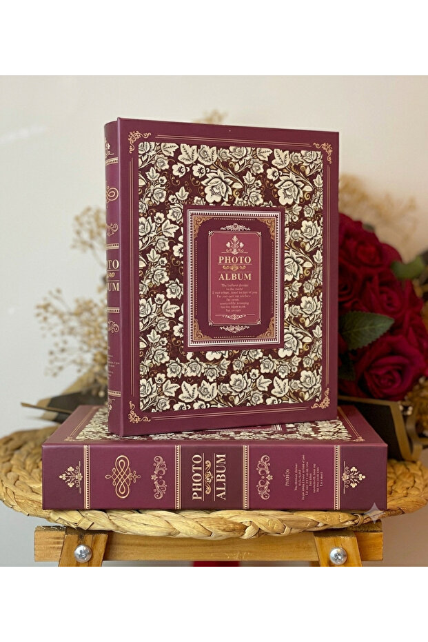 10X15Cm 200 Photo Capacity Boxed Patterned Luxury Offset Photo Album
