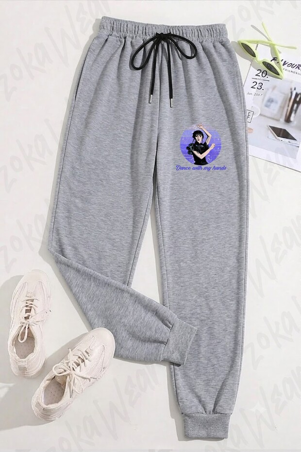 Unisex Wednesday Addams Dance Printed Sweatpants
