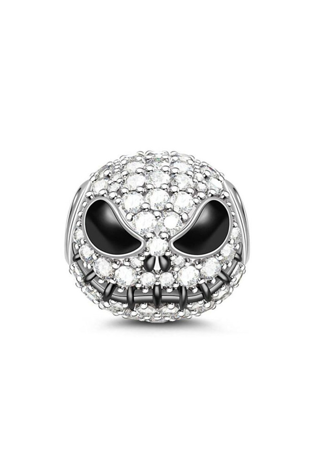 B2046 Scared Skeleton Ghost Series 925 Sterling Silver Charm Halloween hat Bead Fit Women Original B