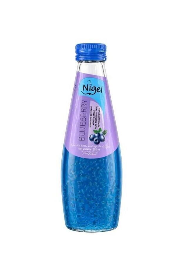 Blueberry Refreshing Beverage Drink with Basil Seeds 290ml