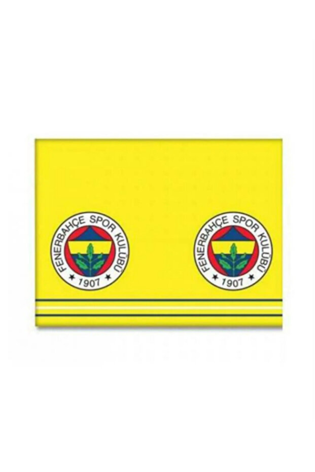 Yellow-Navy Blue Fan Themed Tablecloth 120X180