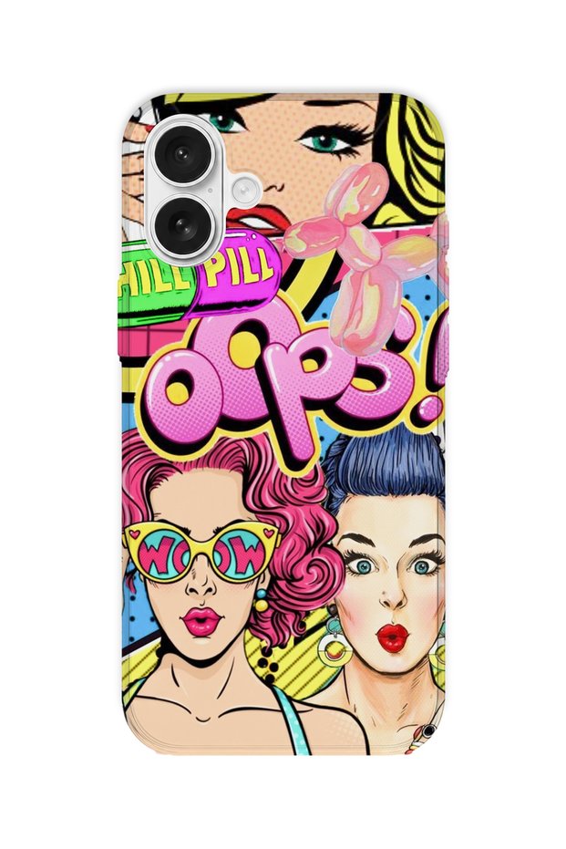 iPhone 17 Compatible Printed Transparent Phone Case | Collection: Queenmode Femme
