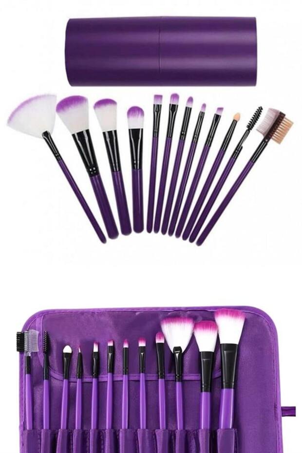 12 Pieces Makeup Brush Soft Bristled Professional Brushes Set High Quality Smooth
