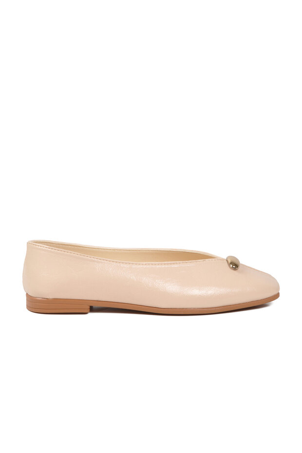 Beige Women's Ballerinas 115 Z