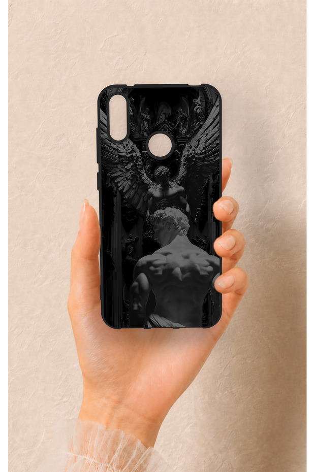Huawei Y7 2019 Compatible Icarus Patterned Silicone Case